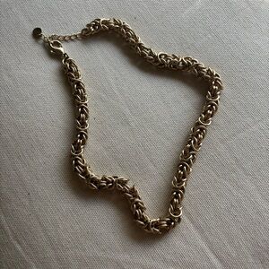 Charter Club Chunky Gold-Tone Intricate Chain Link Necklace
